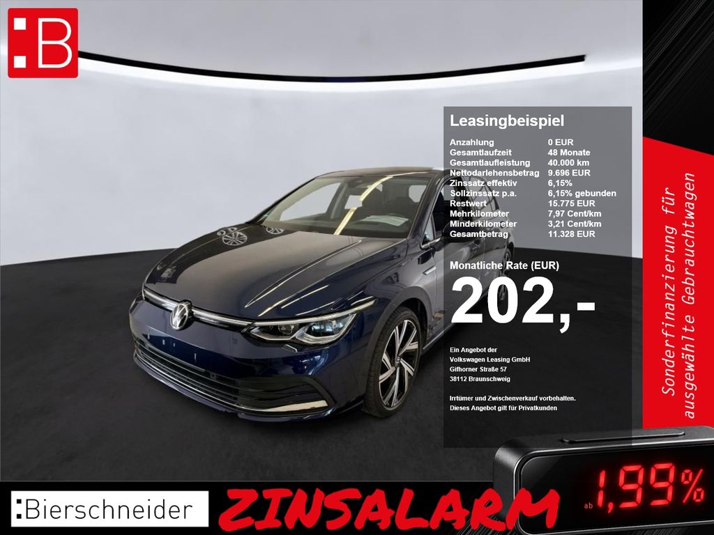 Golf 1.5 TSI Style HUD NAVI KAM ACC HARMAN MEMOR