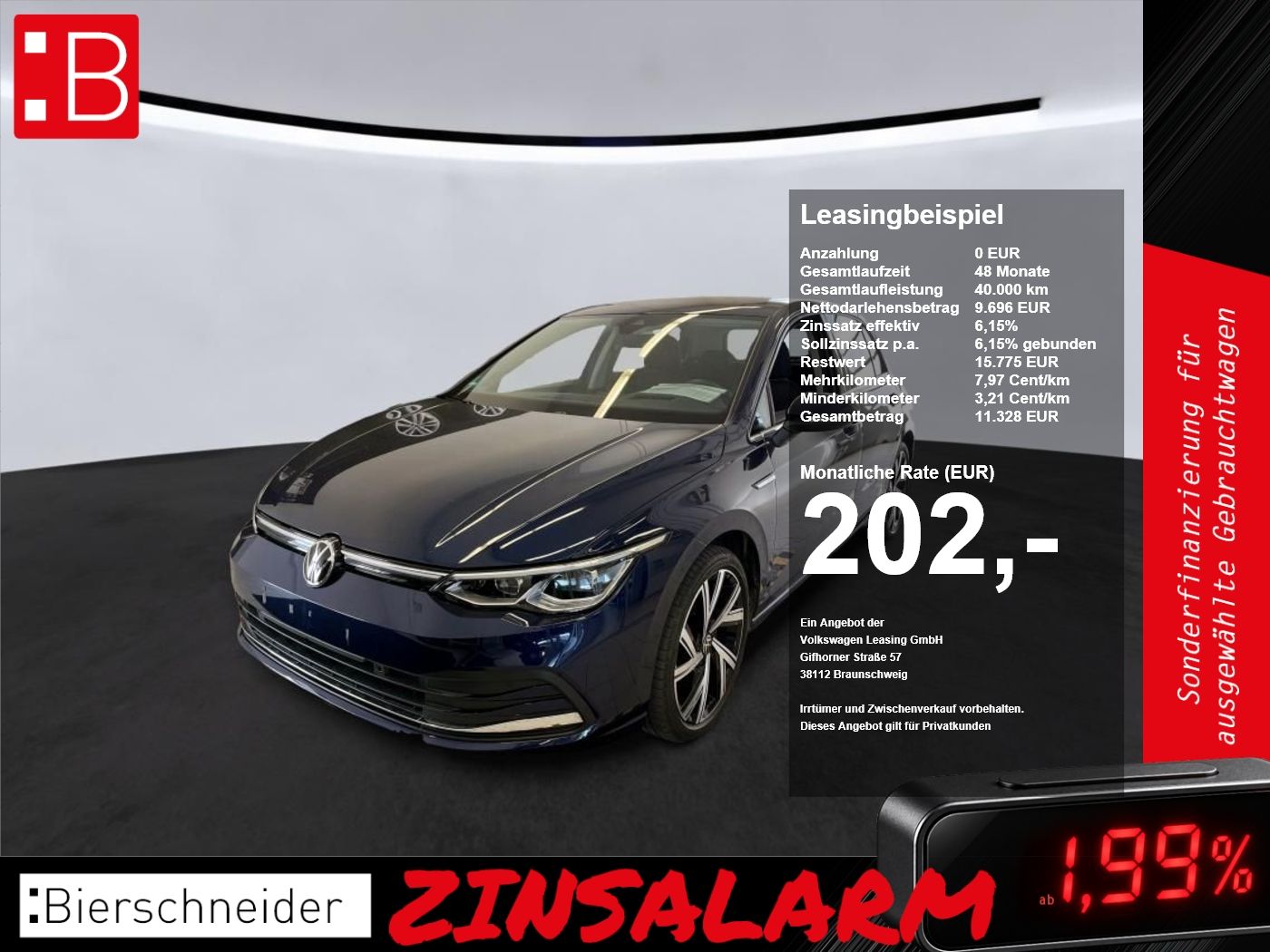 Volkswagen Golf 1.5 TSI Style HUD NAVI KAM ACC HARMAN MEMOR