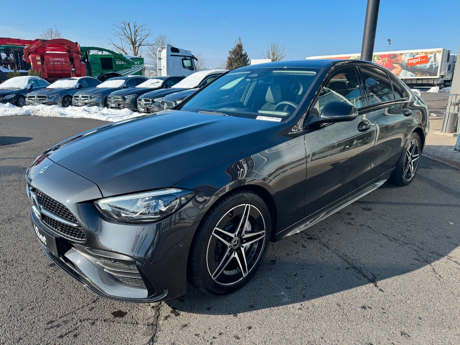 Fahrzeugabbildung Mercedes-Benz C 220d AMG+Burmester+ESD+RKamera+Night+TotW