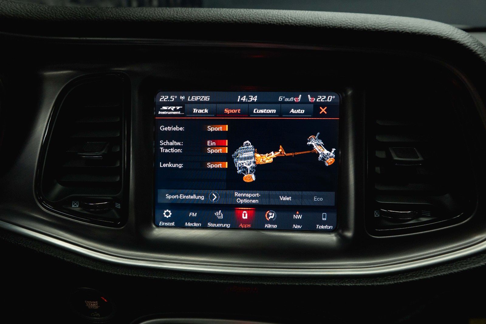 Fahrzeugabbildung Dodge Challenger 6.4 V8 SRT 392 R/T SCAT PACK Perform.