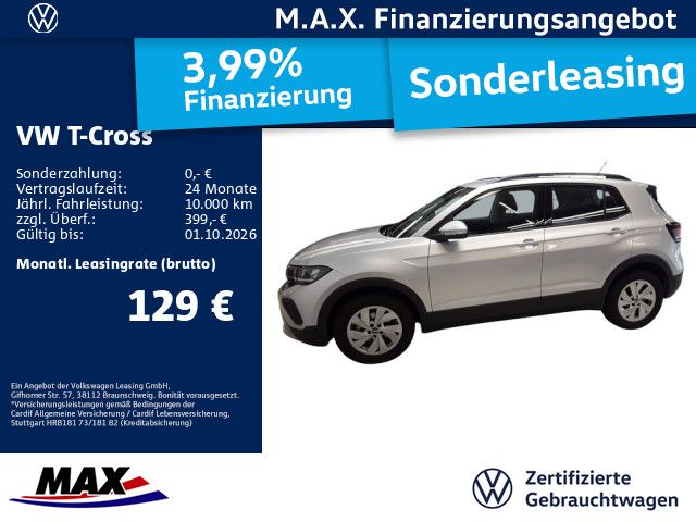 Volkswagen T-Cross 1.0 TSI LIFE LED+KAMERA+PDC+DCP+LANE ASS