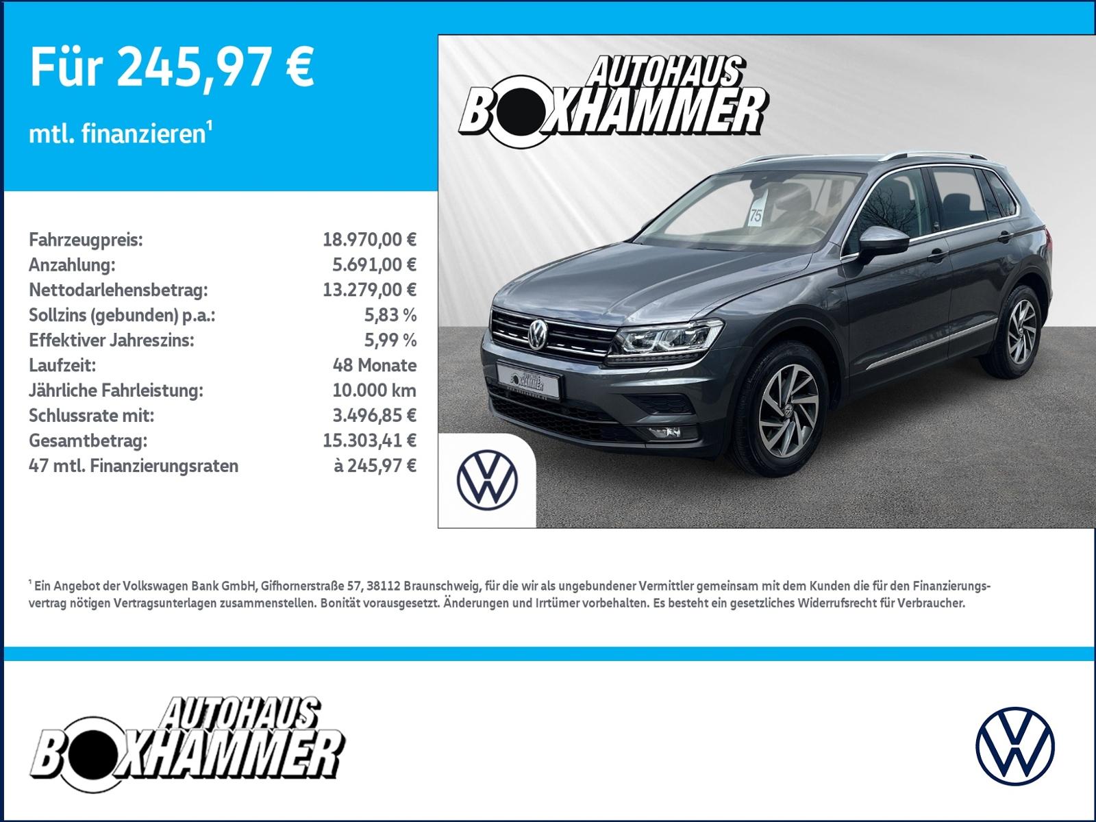 Volkswagen Tiguan 1.4 TSI Sound NAVI+AHK+ACC+LED