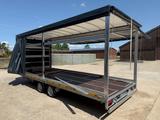 Eduard 6022 Autotransportanhänger 3,5t Plane Anhänger  - Auto Anhänger
