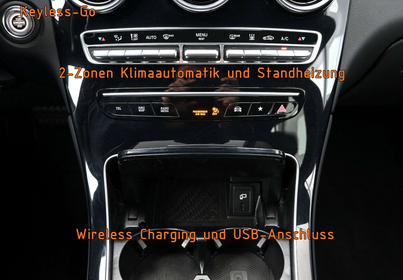 Fahrzeugabbildung Mercedes-Benz GLC 220 d 4MAT. AMG LINE °ACC°AHK°STANDHEIZ°MEMO