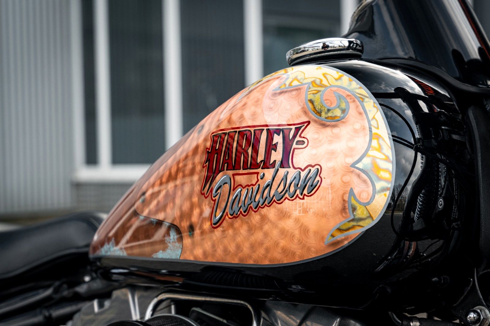 Fahrzeugabbildung Harley-Davidson SOFTAIL CROSS BONES CUSTOM FLSTSB - BIG SPOKE
