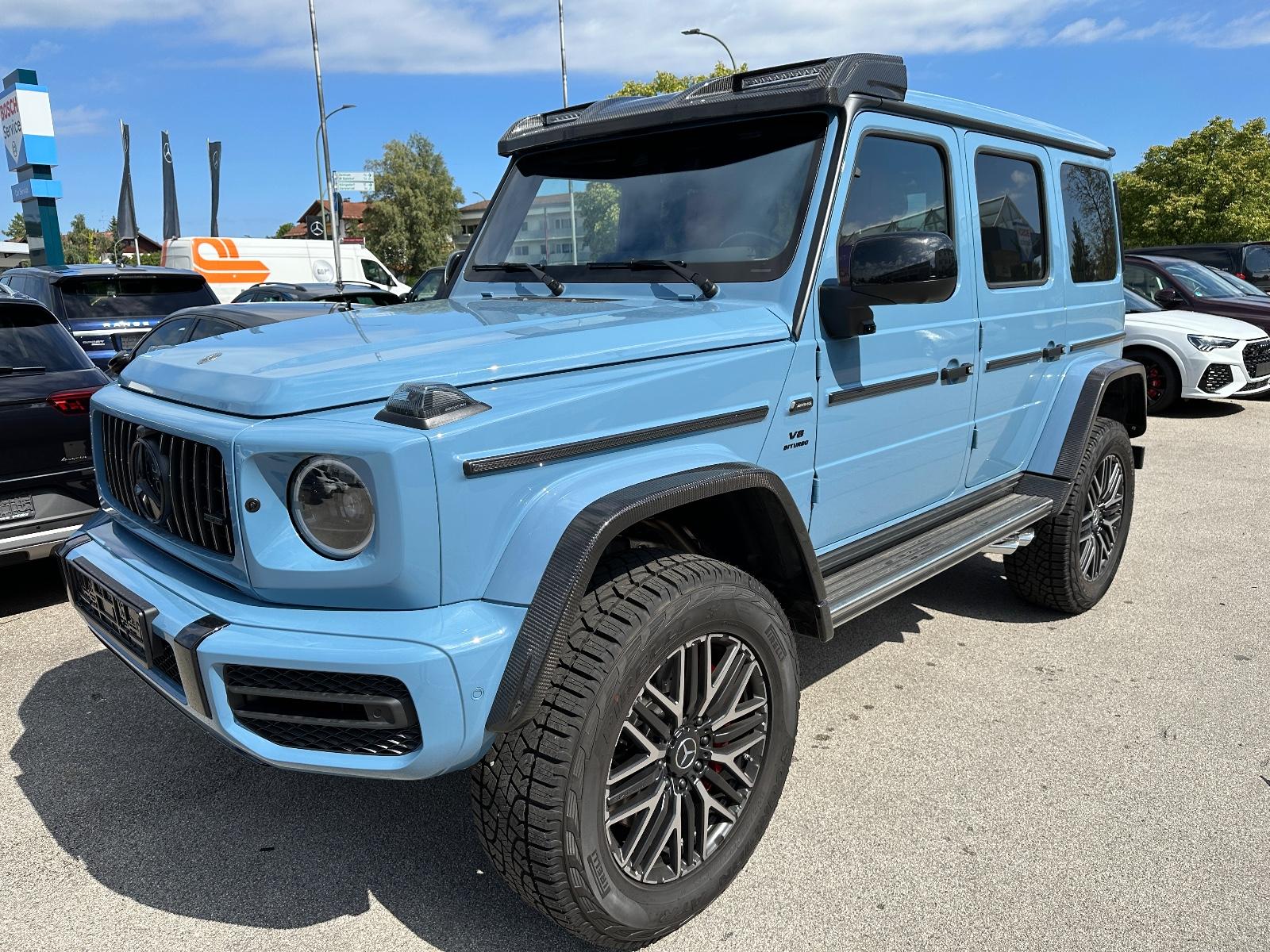 Mercedes-Benz G 63 AMG 4x4/Vintage Blue/Classic Red/Carbon... – 8