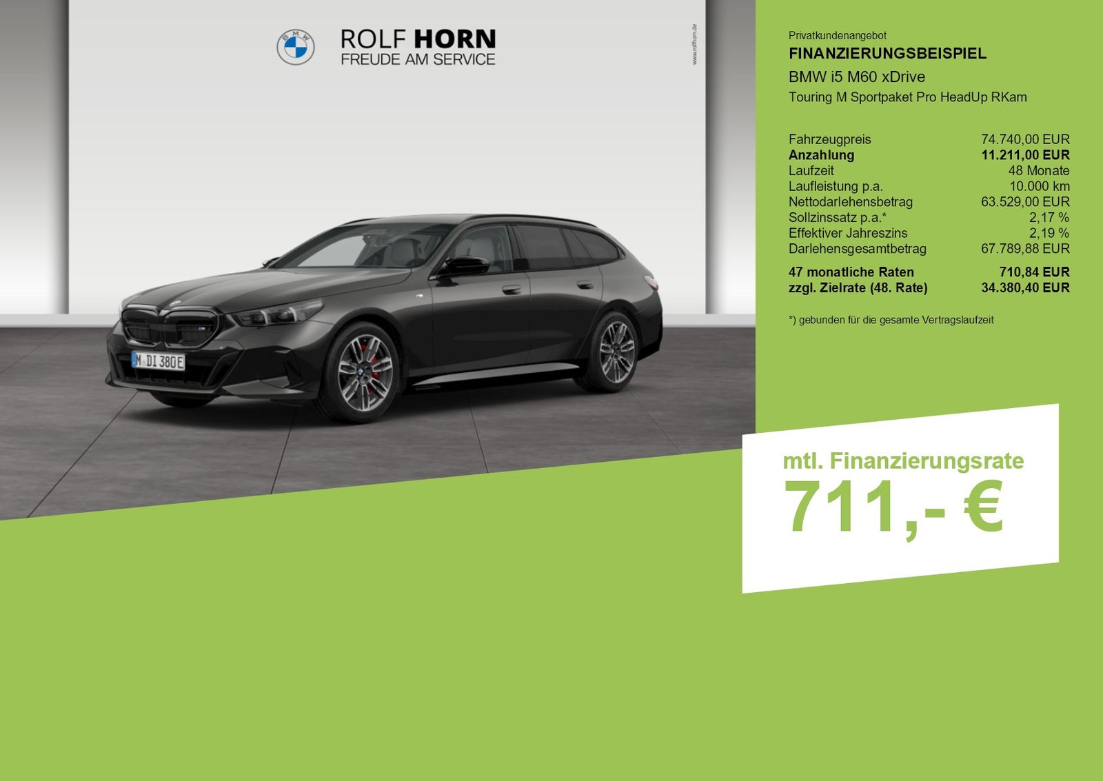 BMW i5 M60 xDrive Touring M Sportpaket Pro HeadUp RK foto 3