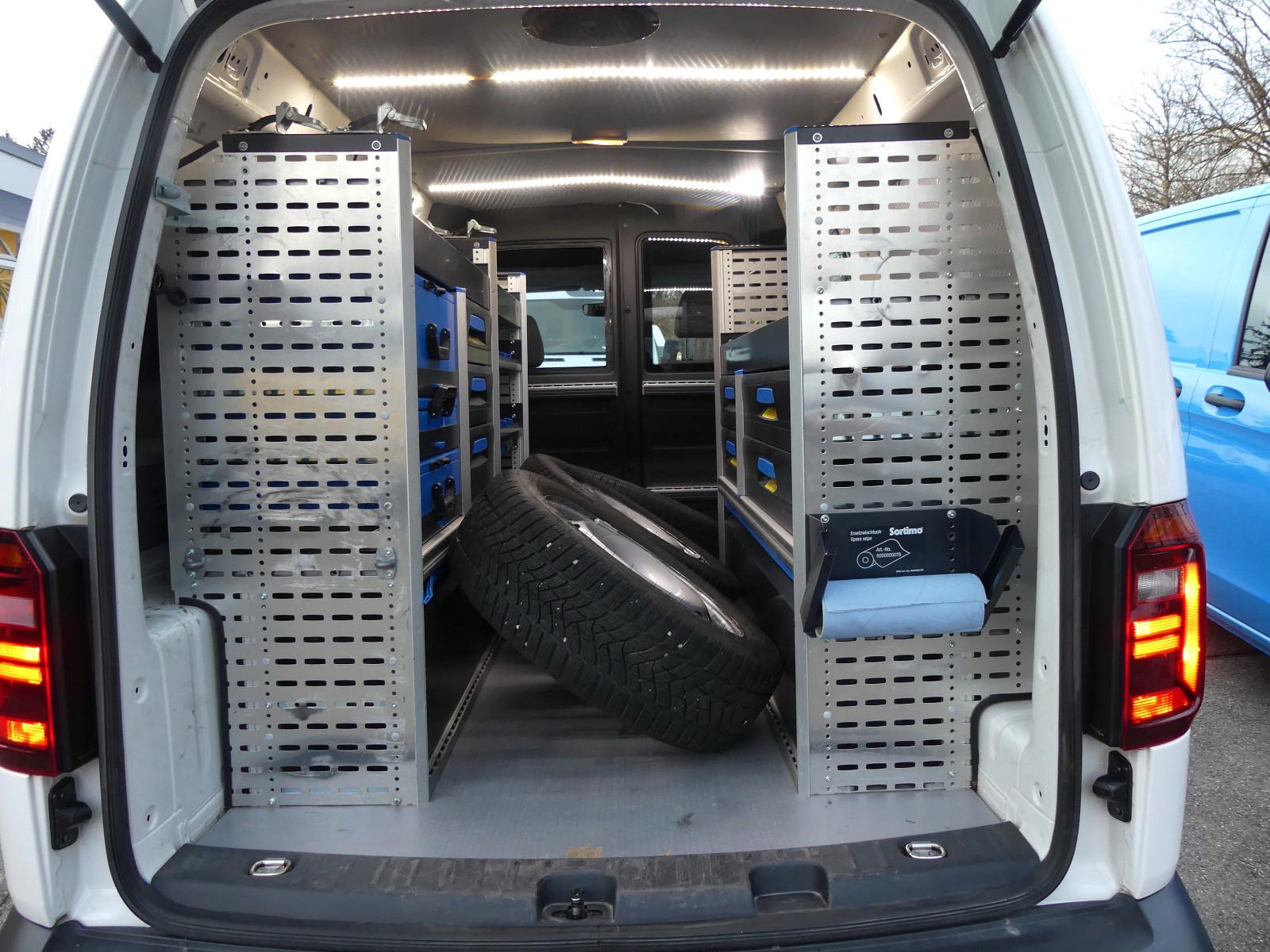 Volkswagen Caddy Nfz Maxi Kasten *Xenon*4M*Sortimo*SHZ*