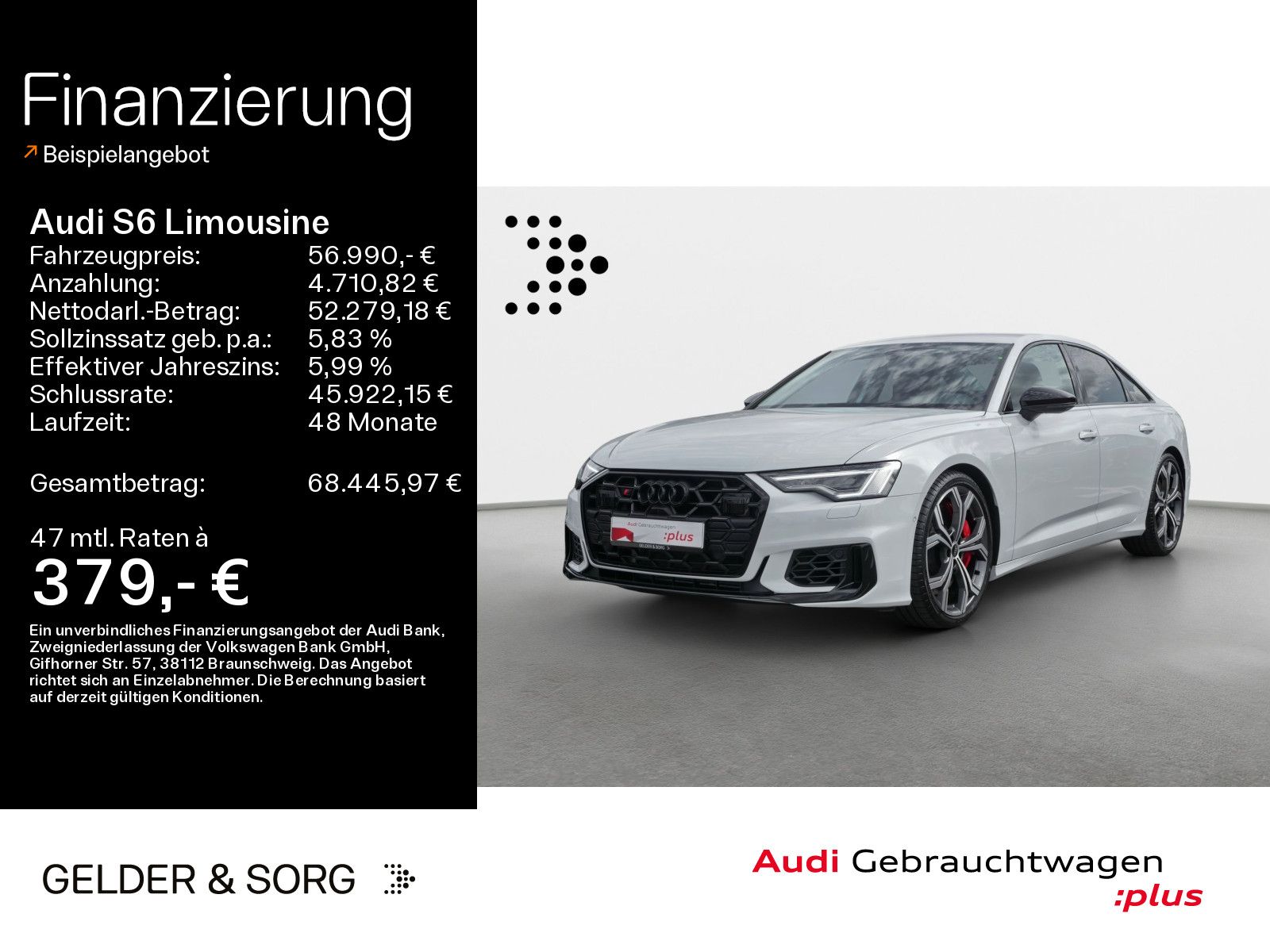 Audi S6 Limousine TDI Standheiz.*360°*Matrix*B&O*Air*