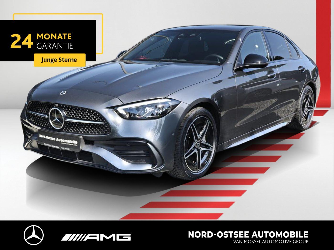 Mercedes-Benz C 300 AMG AHK MBUX LED SHZ KEYLESS-GO