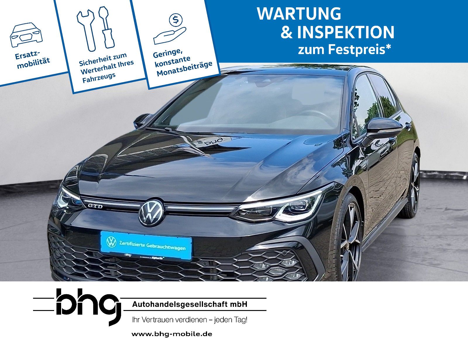 Volkswagen Golf GTD 2.0 TDI DSG #AHK #KAMERA #LED #HARMAN-  imagem 2