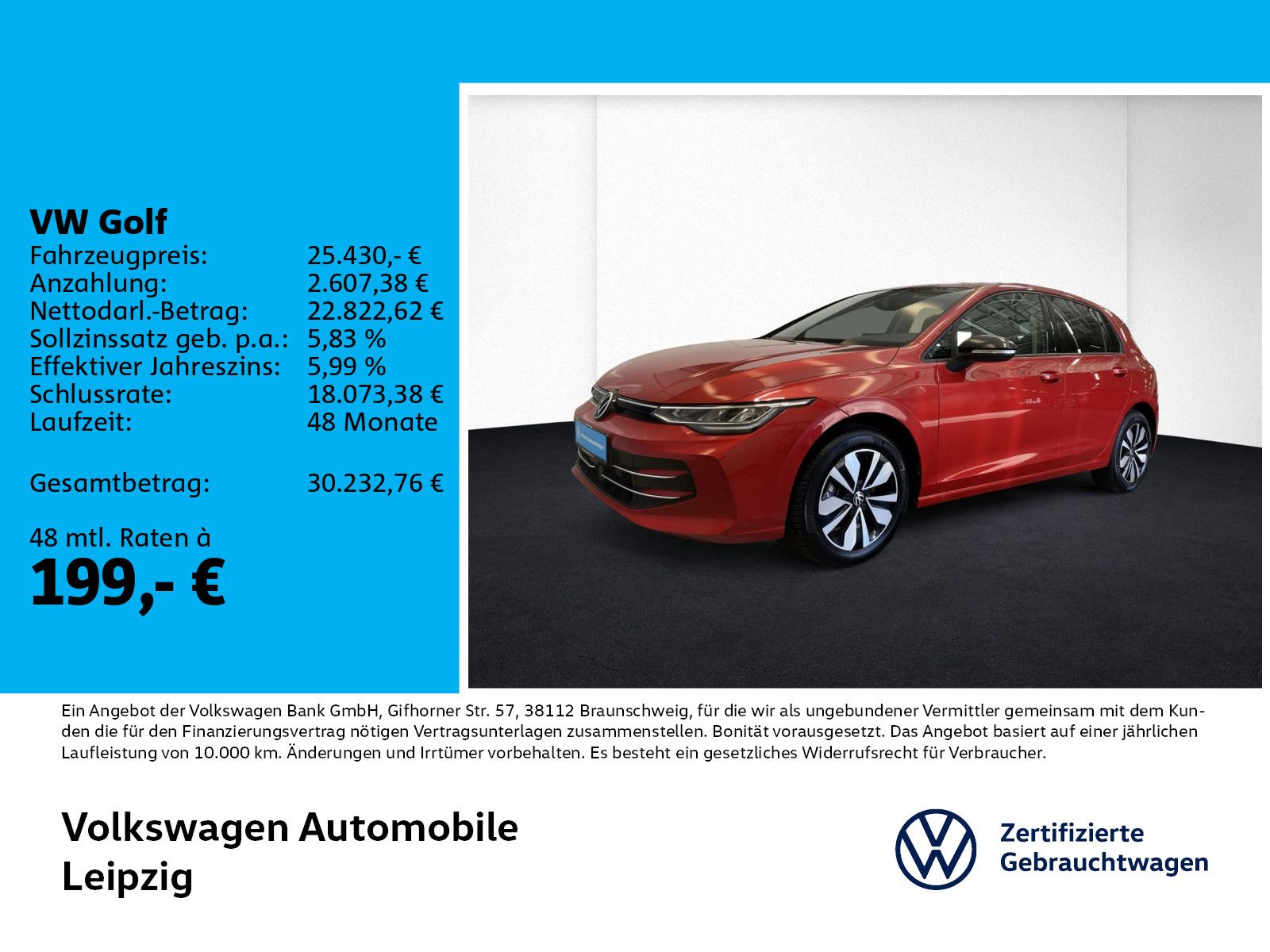 Volkswagen Golf VIII 1.5 eTSI Goal DSG ACC Navi Einparkhilf foto 1