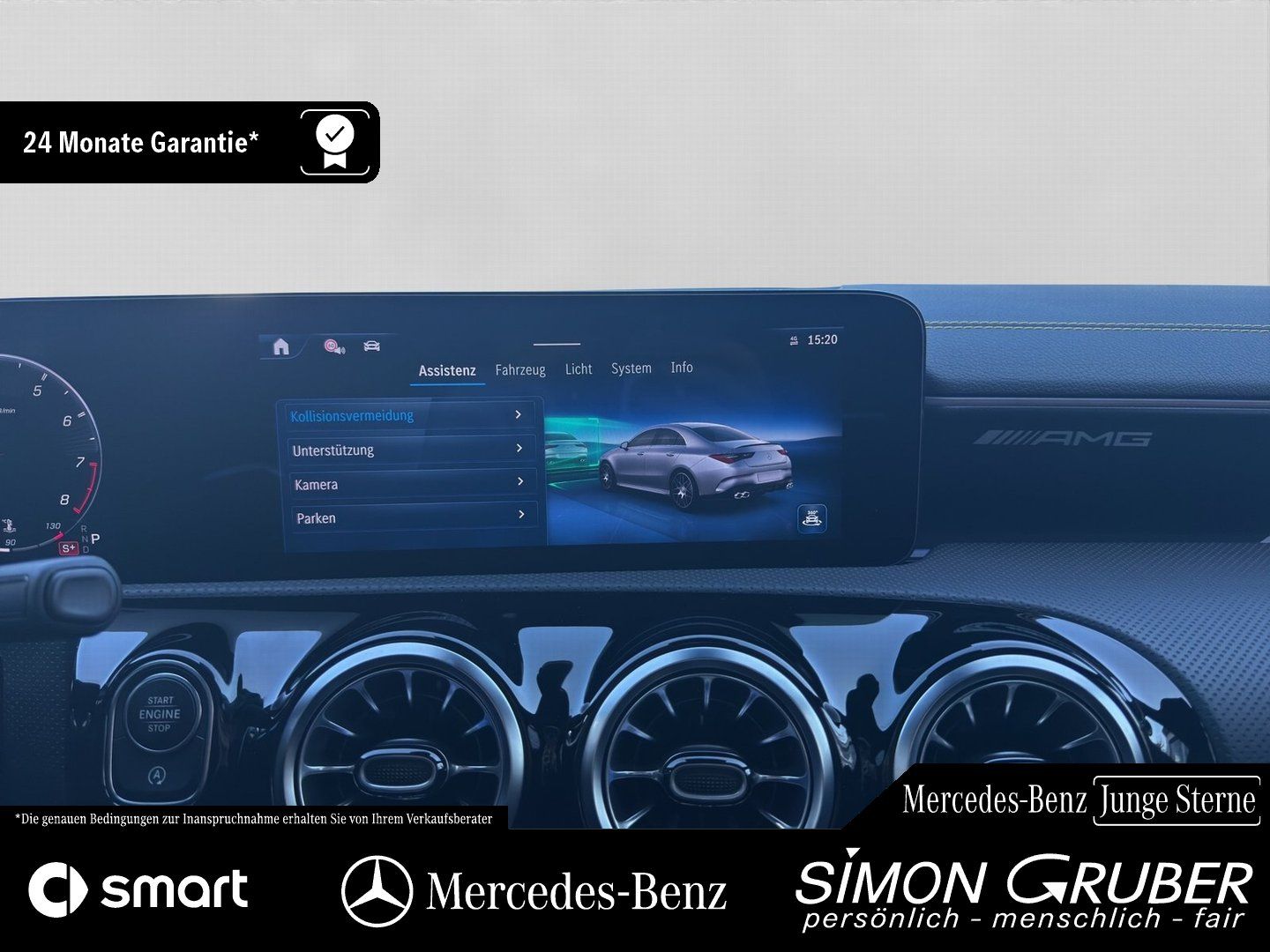 Fahrzeugabbildung Mercedes-Benz CLA 45 S 4M+ AMG Aero Burm Pano HUD Perfo Sitze