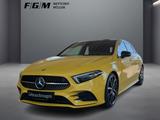 Mercedes-Benz A 220 4M AMG/Pano/Distr/Burm/Memo/Multibeam/Nigh - mit Benzin-Antrieb: Gelb, Kleinwagen