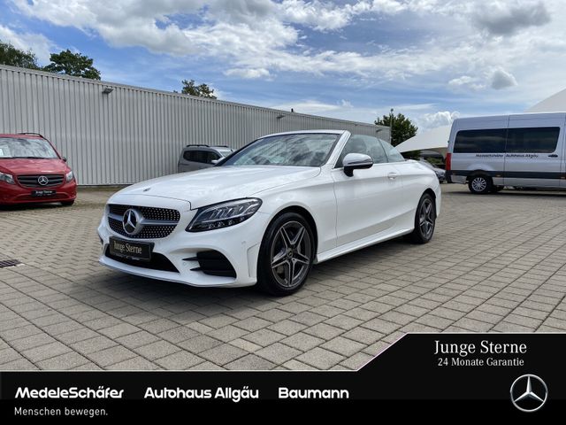 Mercedes-Benz C 220 d Cabrio AMG Kamera Verdeck-ROT Airscarf