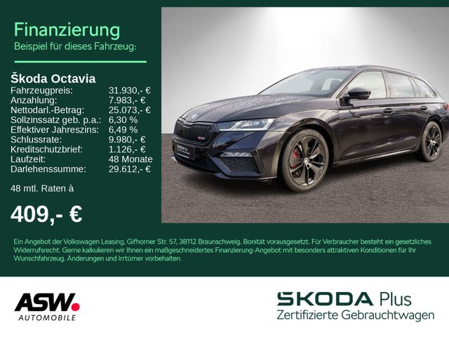 Skoda Octavia RS Combi 2.0TDI DSG LED NAVI AHK Standhz