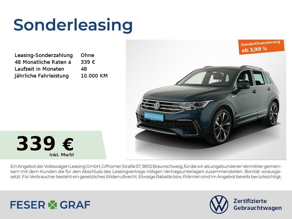 Tiguan R-Line 2.0 TDI DSG 4M Navi AHK Kamera LED