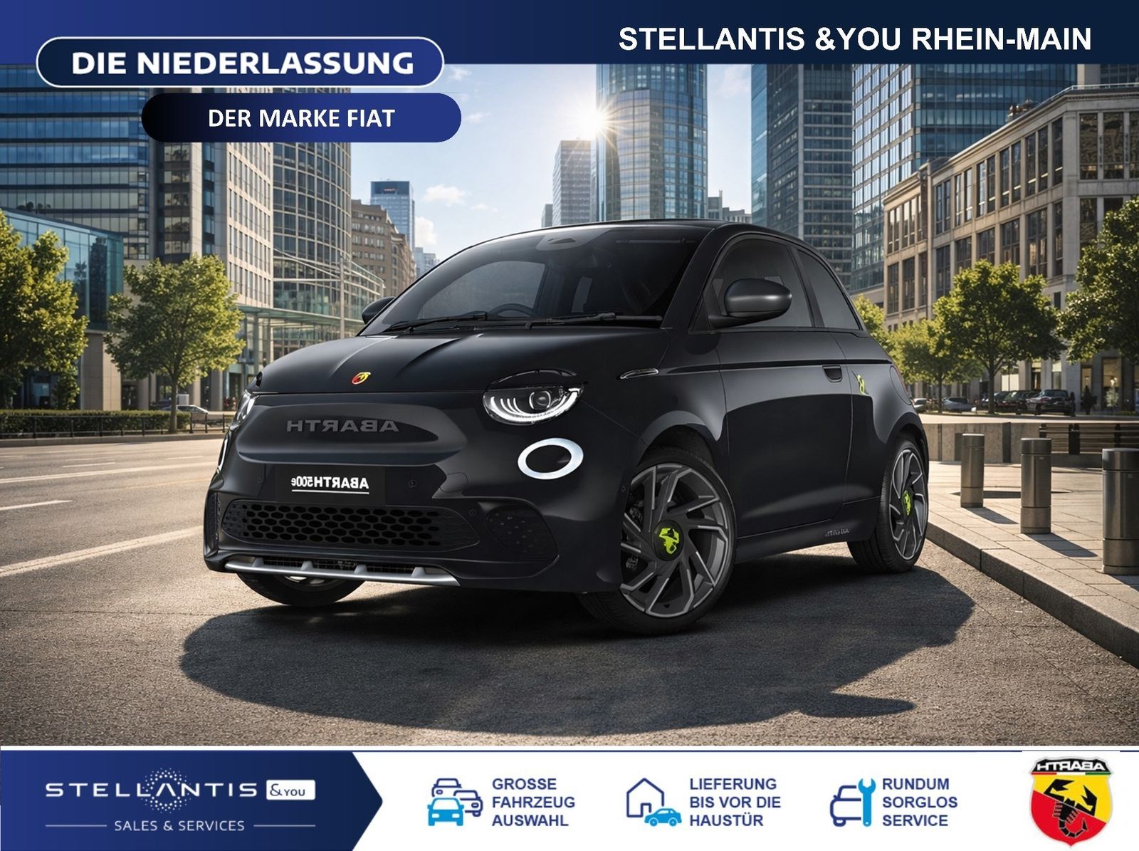 Abarth 500e Cabrio Turismo Navi LED JBL Sound Keyless