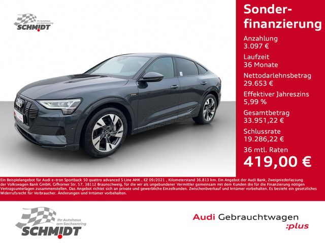 Audi e-tron Sportback 50 quattro advanced S Line AHK