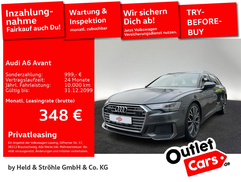 Audi A6 Avant 2x S-Line 45 TFSI qu 21 ACC LED NAVI+