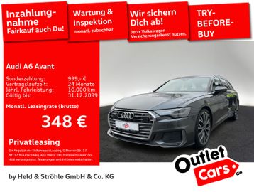 Audi Leasingangebot: Audi A6 Avant 2x S-Line 45 TFSI qu 21 ACC LED NAVI+