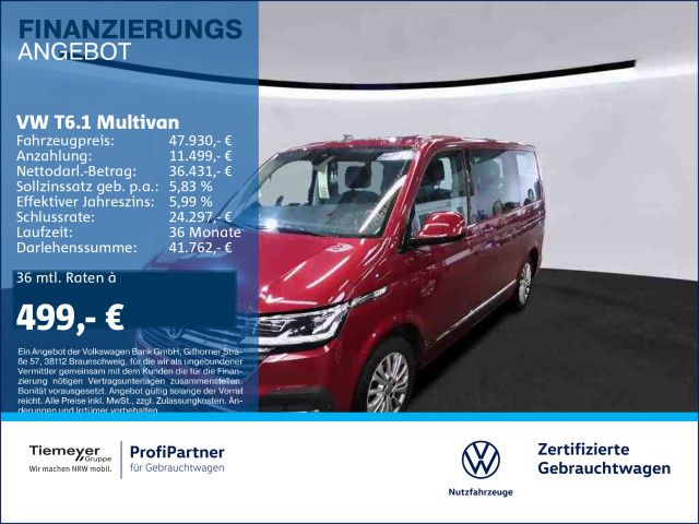 Volkswagen T6.1 Multivan 2.0 TDI DSG 4M HIGHLINE LED ST.HEI