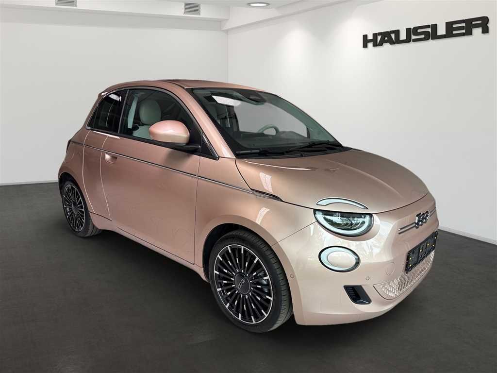 Fiat 500e La Prima 3+1 Leder Panorama LED Sitzheizung imagem 2