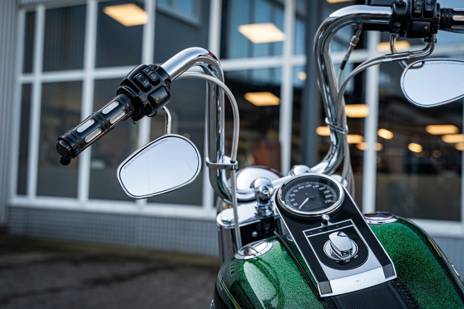 Fahrzeugabbildung Harley-Davidson FLSTN Softail Deluxe 103 - Chicano Candy Green