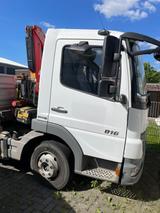 Mercedes-Benz Atego 3-Seiten Kipper Fassi Kran - stationäre Fassi Kräne