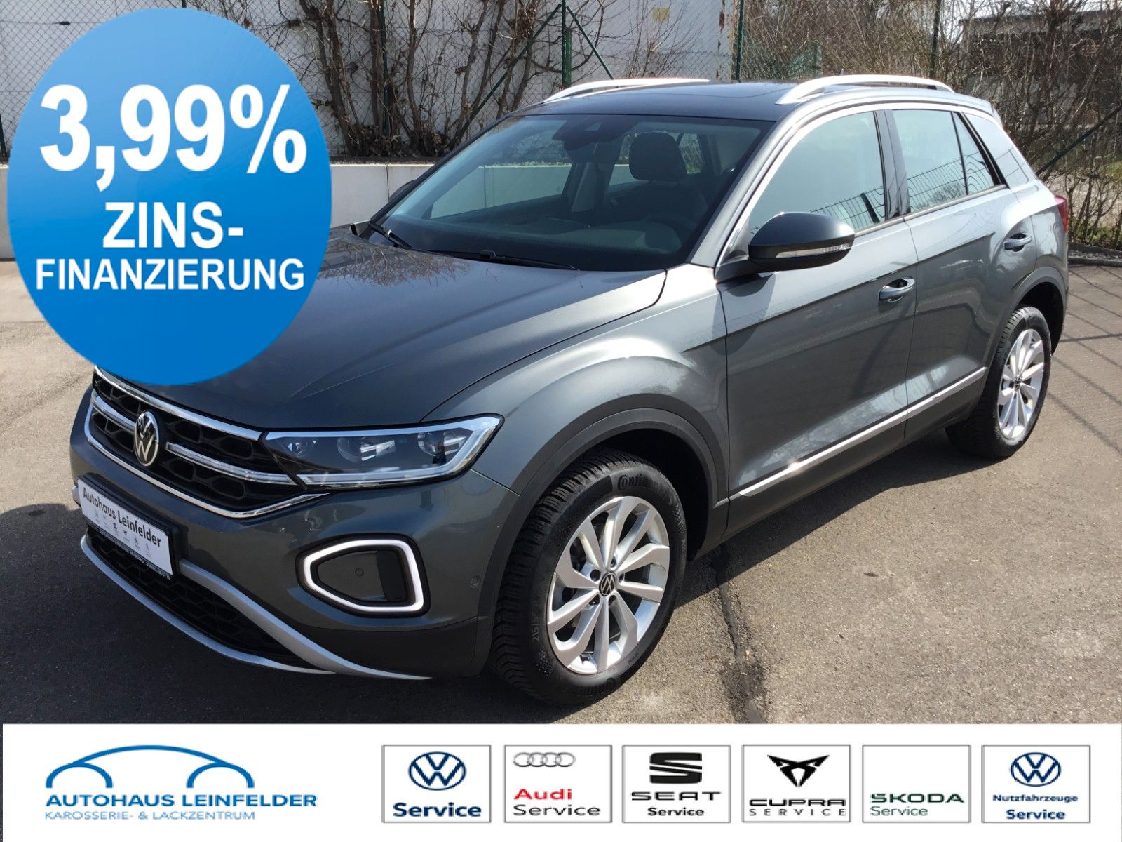 Fahrzeugabbildung Volkswagen T-Roc 1.5 TSI DSG Style+AHK+MatrixLED+ACC+Pano