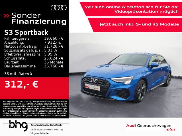 Audi S3 Sportback TFSI quattro Matrix/B&O/Interface/A