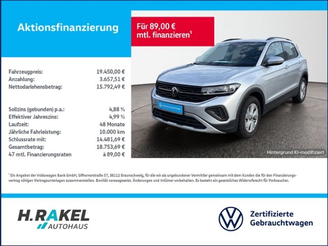 T-Cross Life 1.0 TSI 70kW *RFK*SHZ
