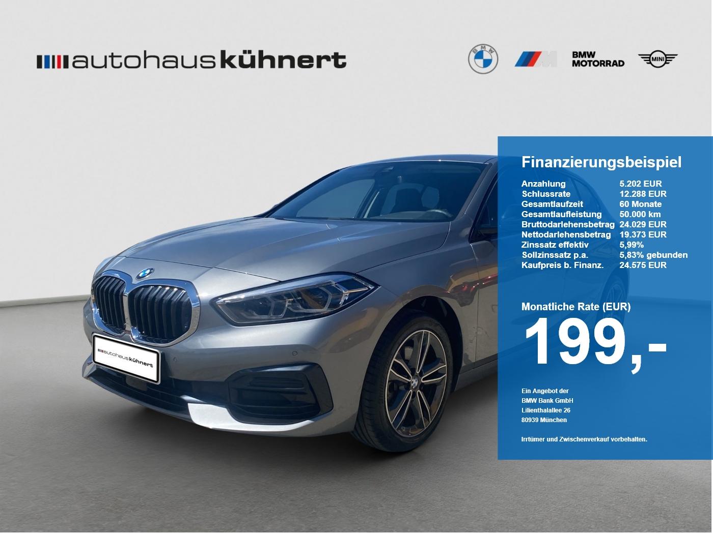 BMW 118i Sport Line LED SpurAss Navi Sportsitz AUT