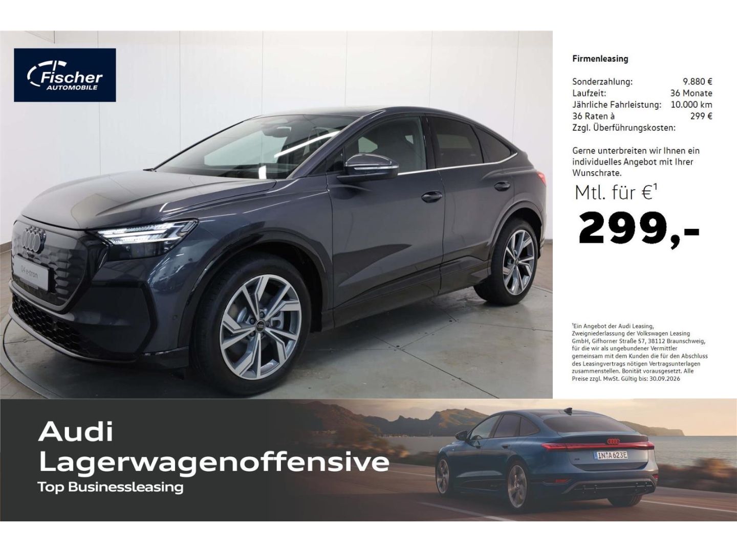 Audi Q4 e-tron Sportback S line
