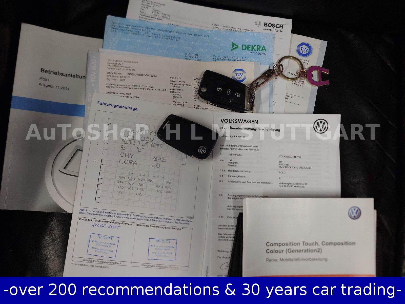 Volkswagen Polo V LOUNGE 1.0 back~damage >AC>SHZ>PDC