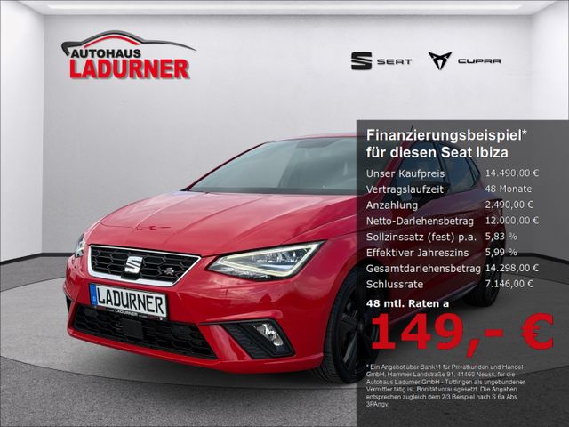 Ibiza FR Black Edition 1,0 TSI *LED+NAVI+KAMERA*