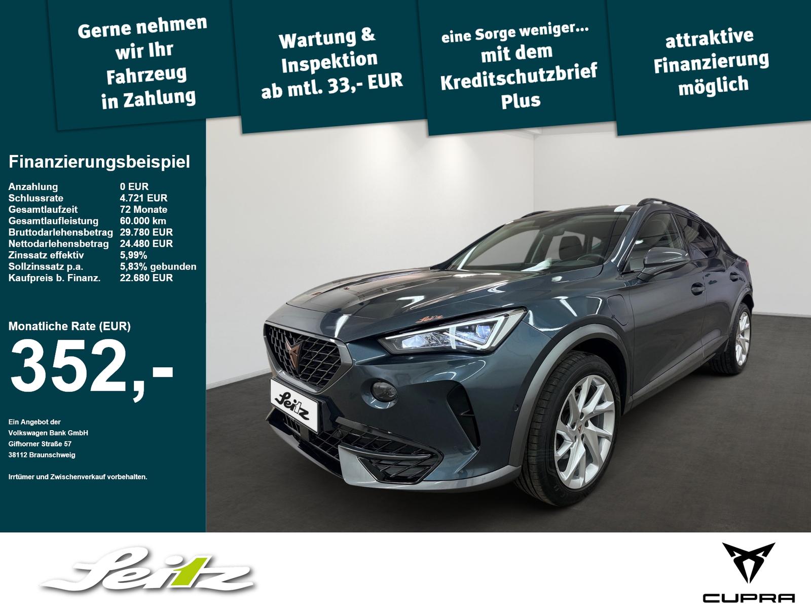 Cupra Formentor 1.4 TSI e-Hybrid *LED*KAMERA*NAVI*