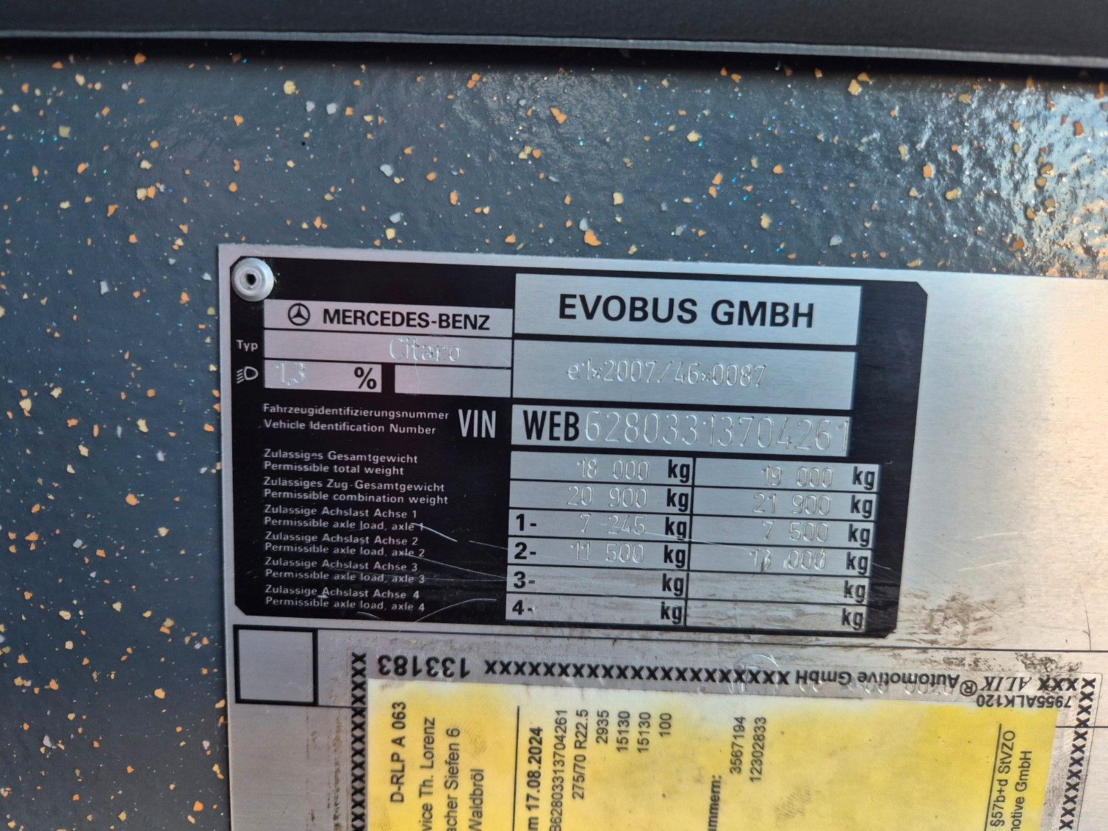 Fahrzeugabbildung Mercedes-Benz Citaro Klima 63+34+1+1