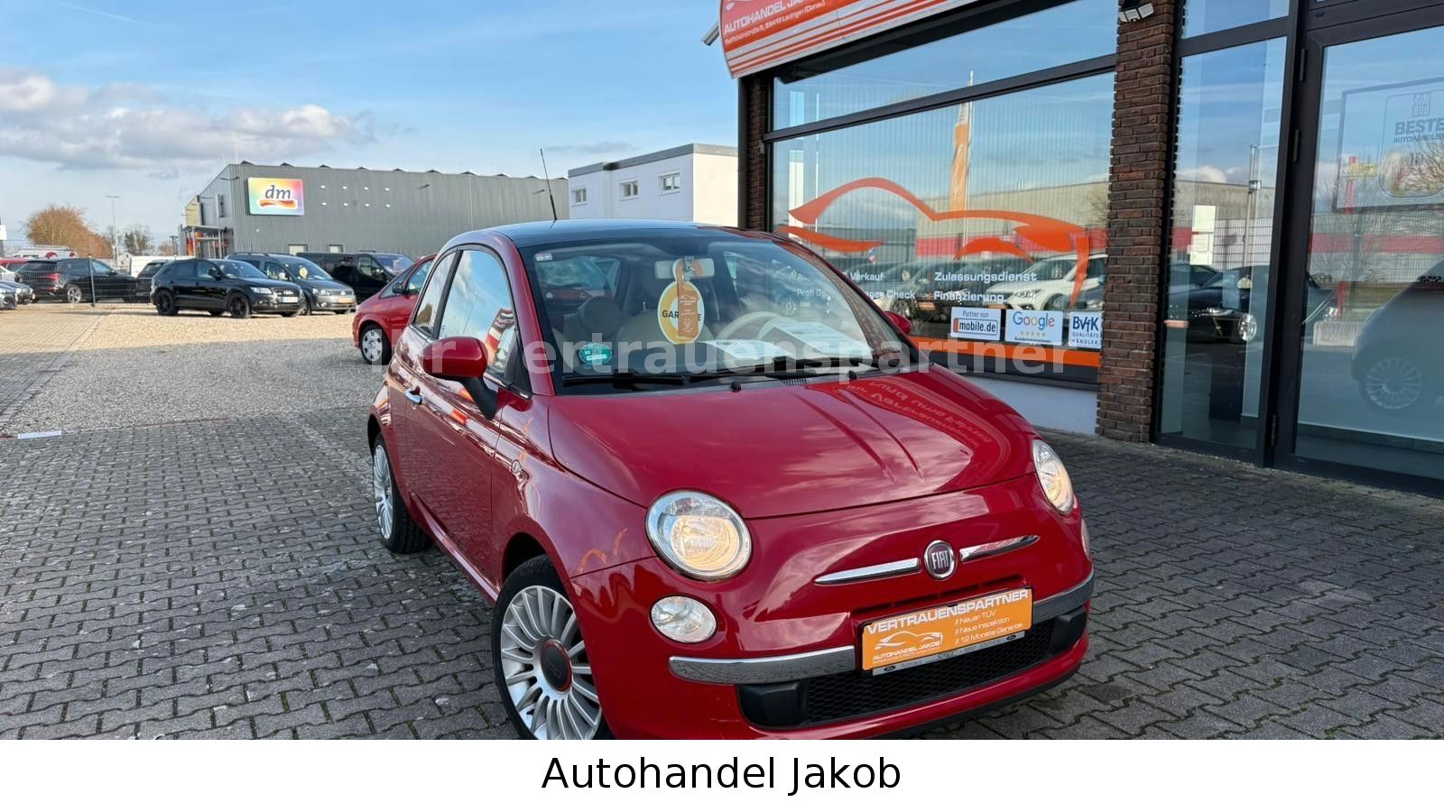 FIAT 500/Pano/Klima/Garantie/Super Farb Kombination