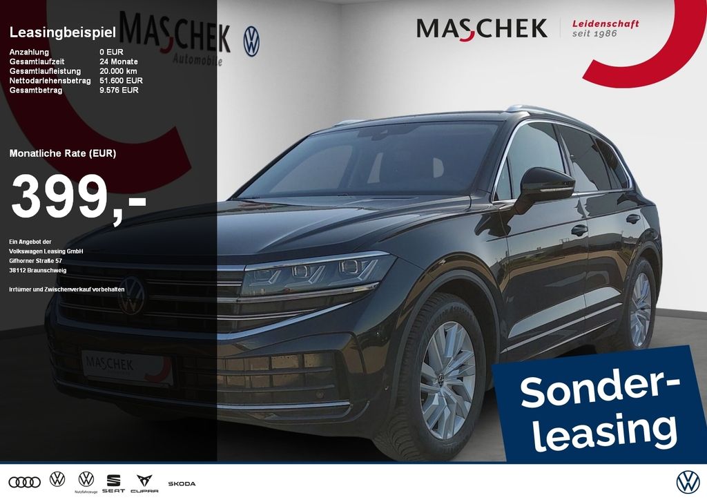 Volkswagen Touareg Elegance 3.0 TDI Luftfwk AHK Navi Sitzh.