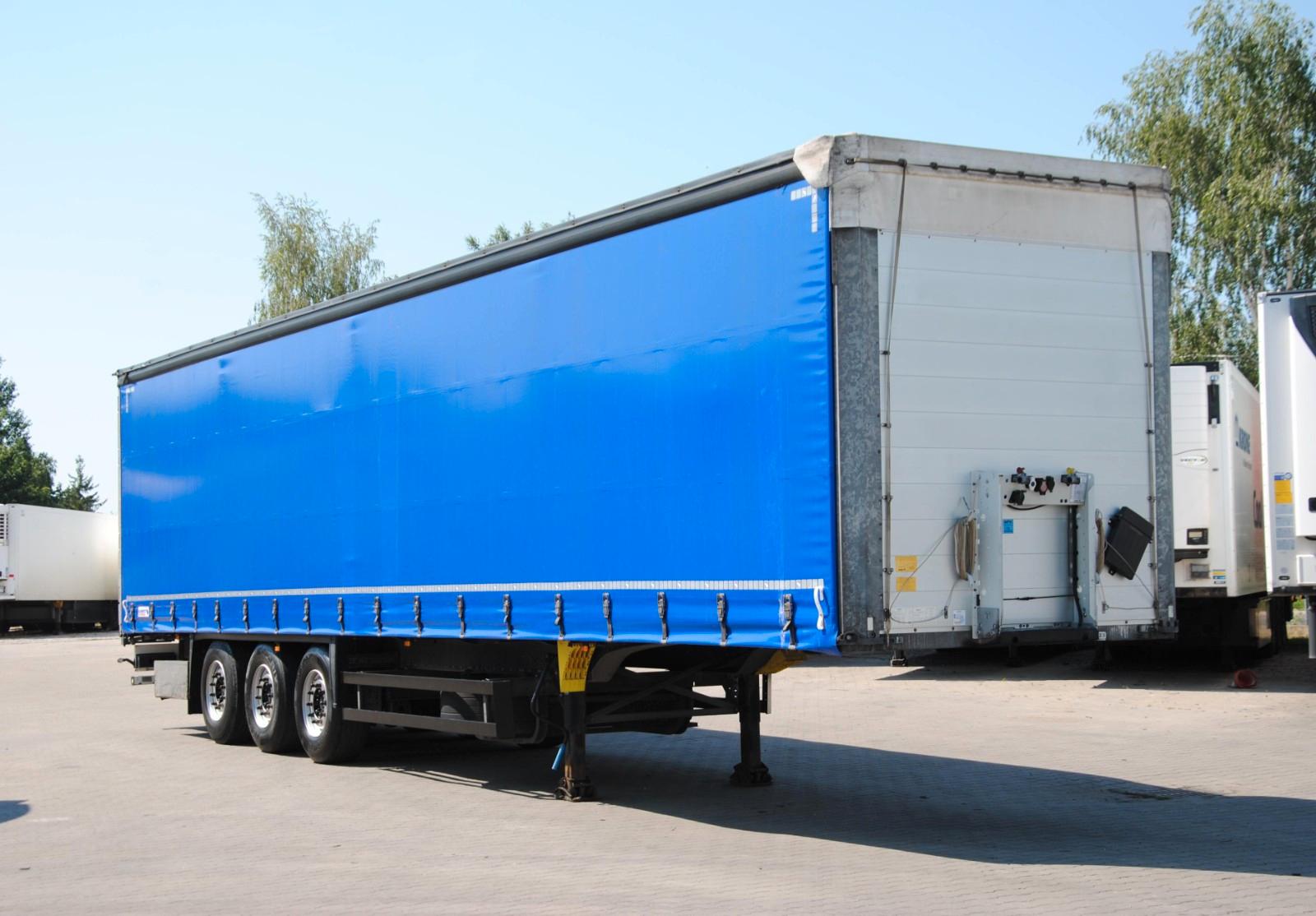 Schmitz Cargobull Lifting axle, new tarpaulin, storage box