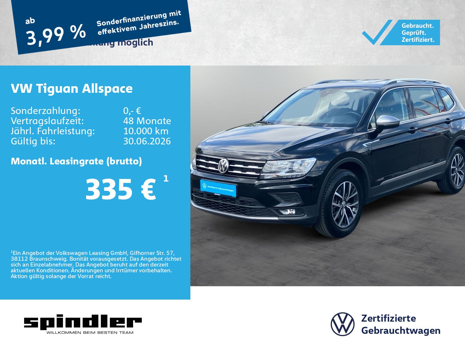 Volkswagen Tiguan Allspace Comfortline 2.0 TDI DSG / Navi