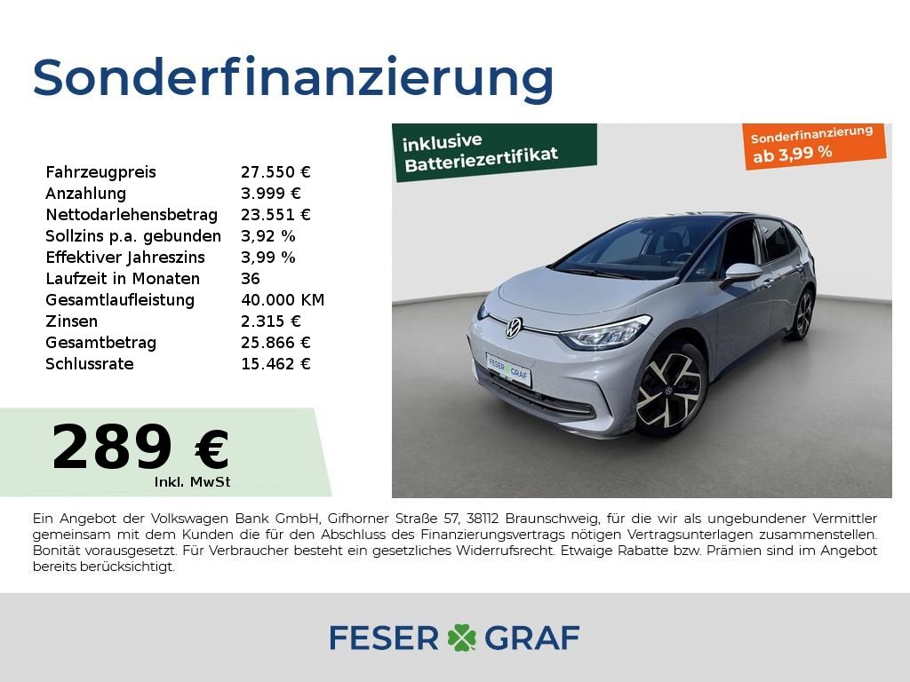 Volkswagen ID.3 Pro MOVE RFK ACC Navi Keyless SHZ Memory