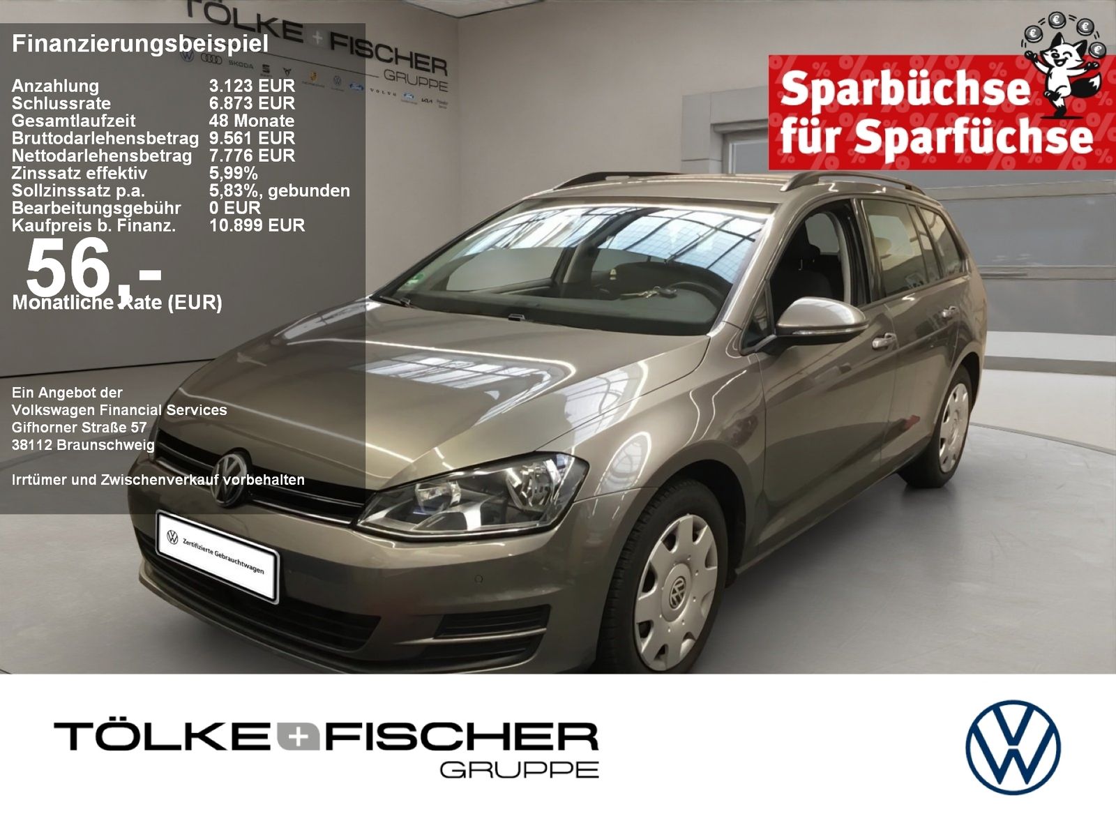 VW Golf VII Variant 1.2 TSI BMT Comfortline AHK LM