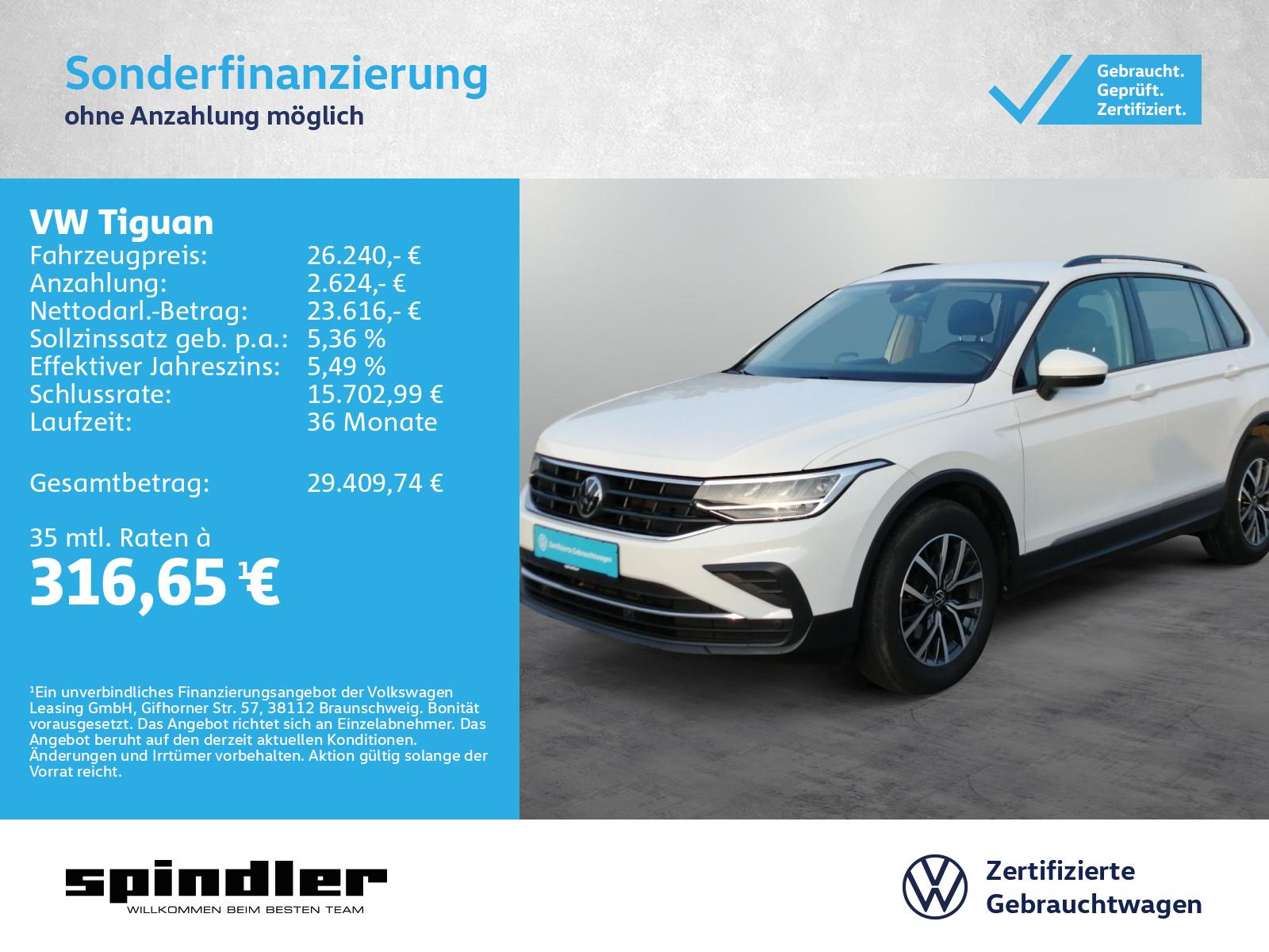 Volkswagen Tiguan Life 2.0 TDI DSG / Navi, Standh, LED, AHK