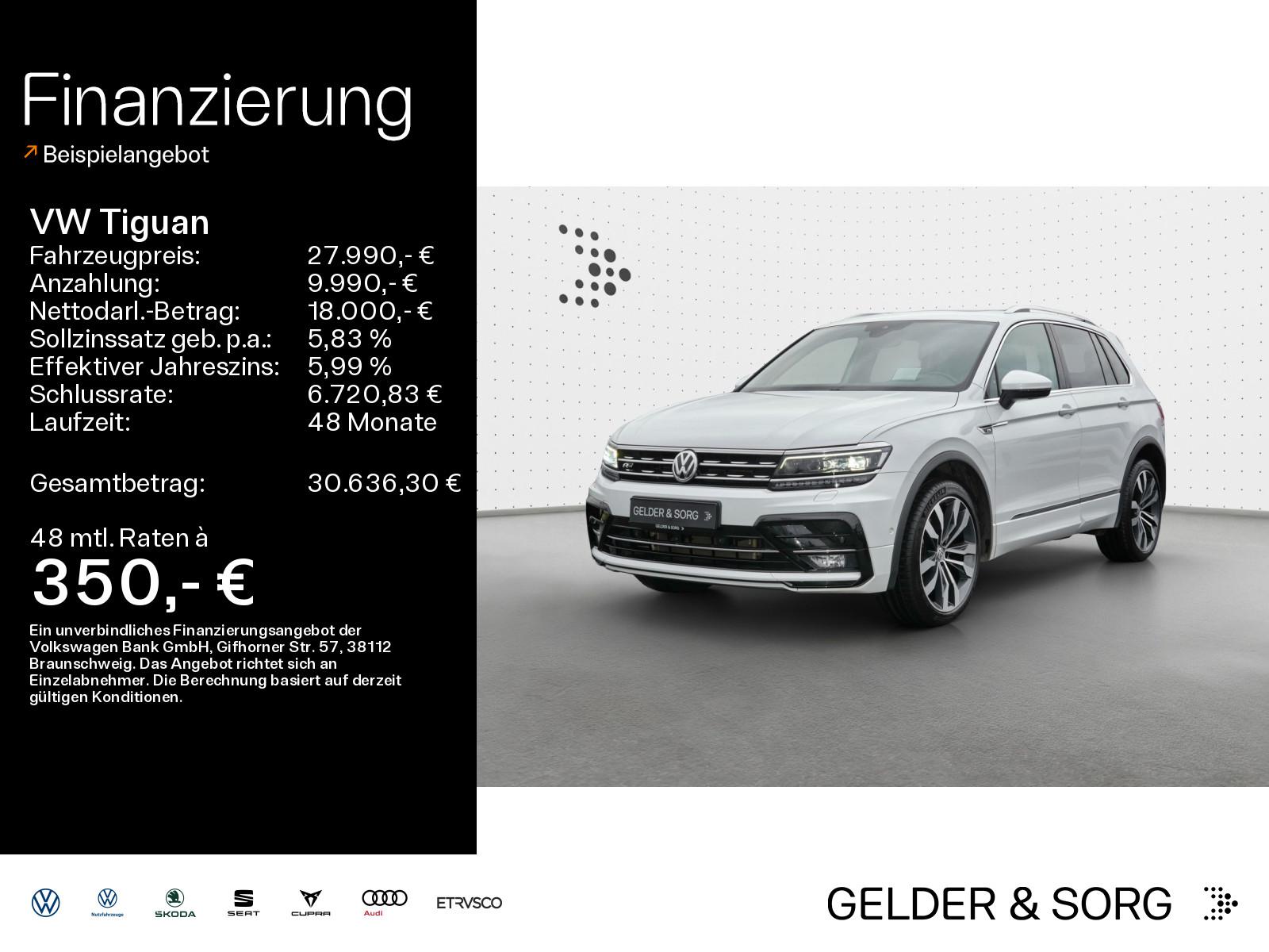 Volkswagen Tiguan R-Line 2.0 TDI Pano*HuD*AHK*Stand*LED