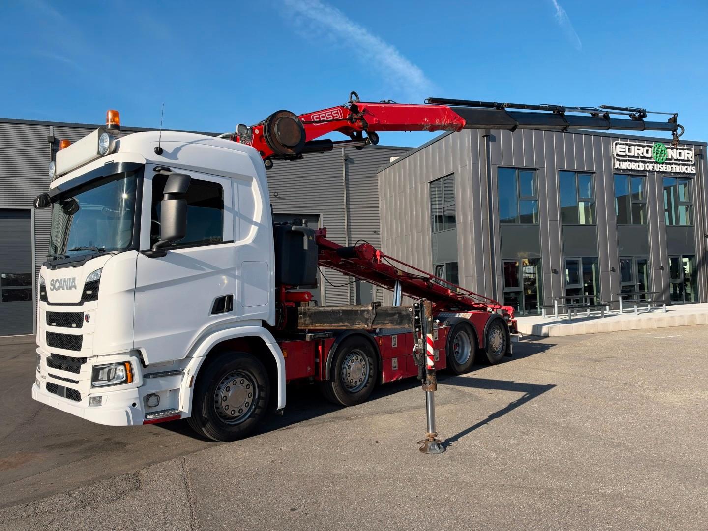 Scania R450 NGS 8x2*6 Fassi F245A Tipper / Crane