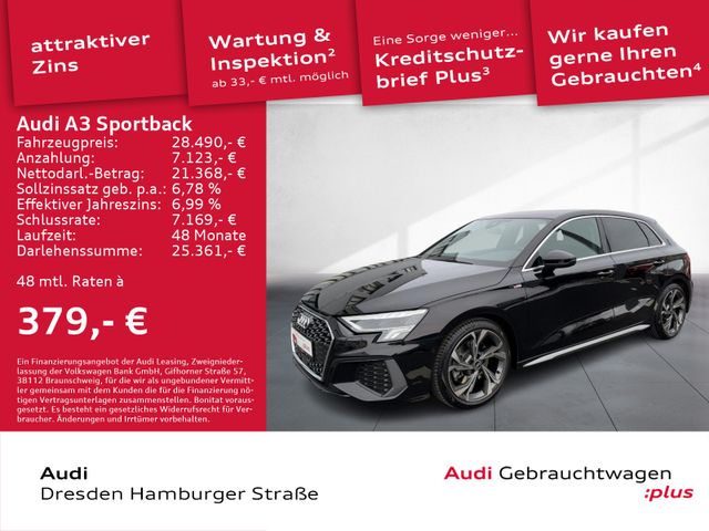 Audi A3 Sportback S line 35 TFSI 110(150) kW(PS) S tr