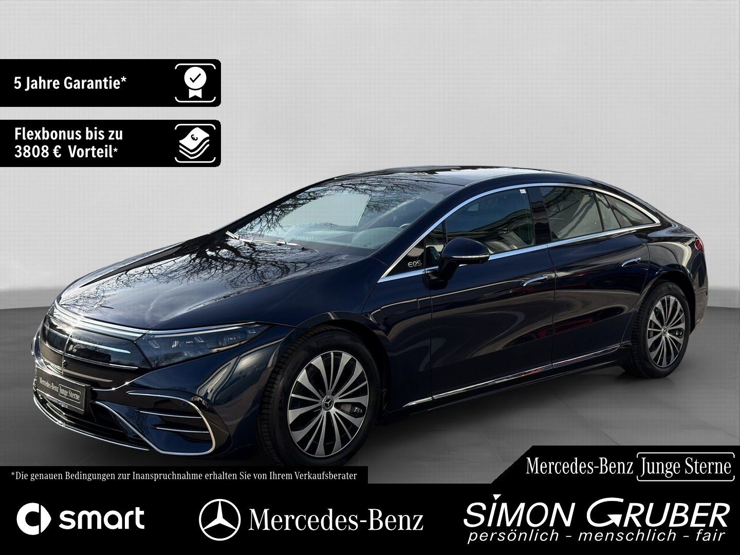 Fahrzeugabbildung Mercedes-Benz EQS 500 4M AMG Pano 4*Massage Sitzklima 118kwh