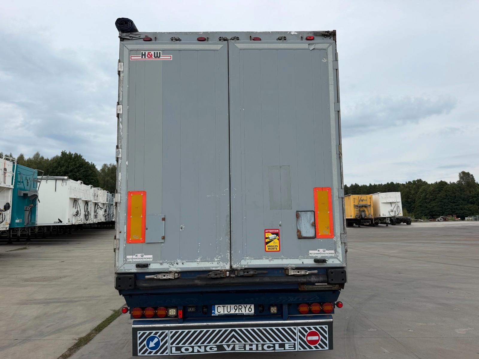 H&W Walkingfloor SIDE DOORS 2017 year 8600 kg